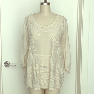 Johnny Was Peasant Top